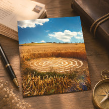 Misterioso Círculo de Cultura OVNI Campo de Trigo
