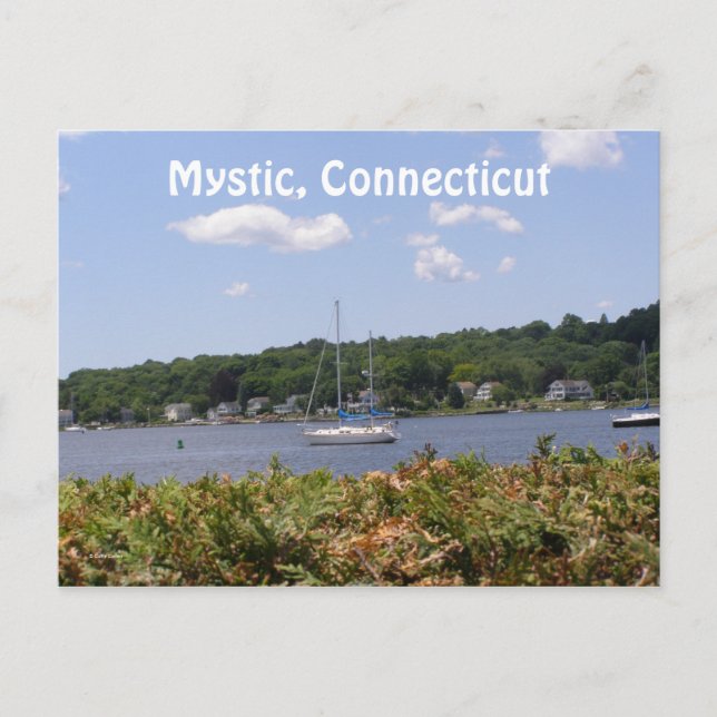 Cartão Postal Mística, Connecticut (Frente)