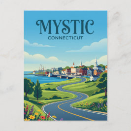 Cartão Postal Místico Connecticut