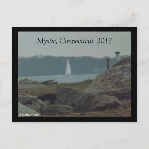 Cartão Postal Místico, Connecticut Após Cartão-Postal Sandy