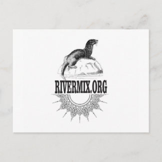 Cartão Postal mistura de rio com lontra