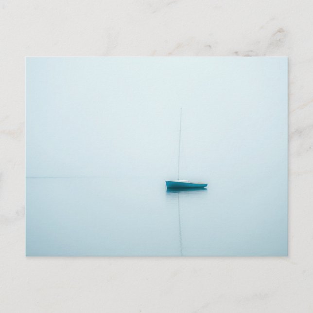 Cartão Postal Mistura de veleiro matinal, Cabo Cod (Frente)