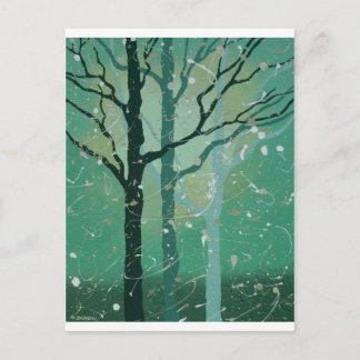Cartão Postal Misty Forest