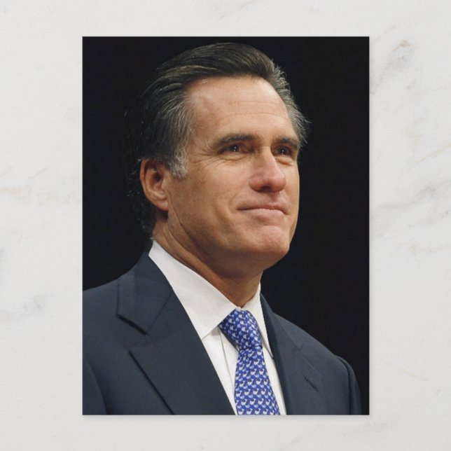 Cartão Postal Mitt Romney (Frente)