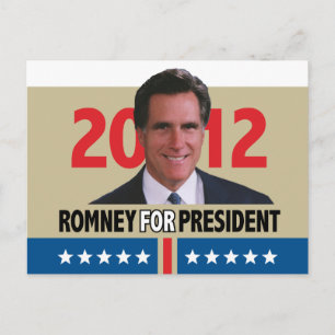Cartão Postal Mitt Romney 2012