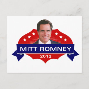 Cartão Postal Mitt Romney 2012 para o Presidente