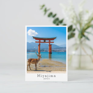 Cartão Postal Miyajima personalizado, Japão
