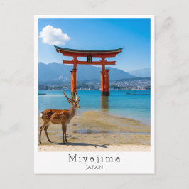 Cartão Postal Miyajima personalizado, Japão
