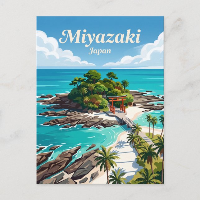 Cartão Postal Miyazaki Japão (Frente)