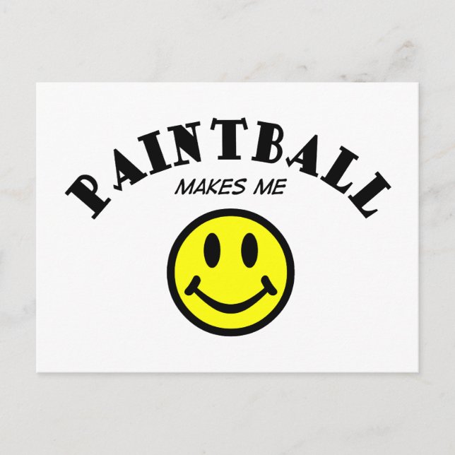Cartão Postal MMS: Paintball (Frente)