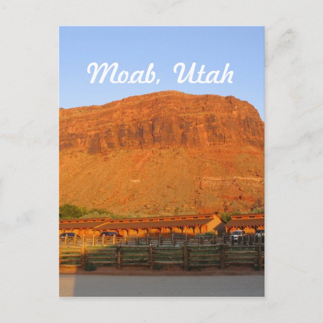 Cartão Postal Moab, Utah (Frente)