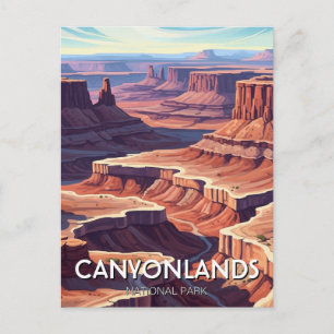 Cartão Postal Moab Utah Parque Nacional Canyonlands Needles