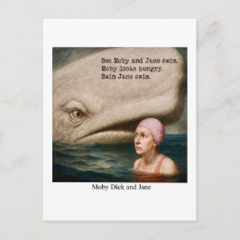 Cartão Postal Moby Dick e Jane