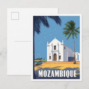 Cartão Postal Moçambique África Viagens Antigas