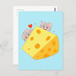 Cartão Postal Mocas E Queijo