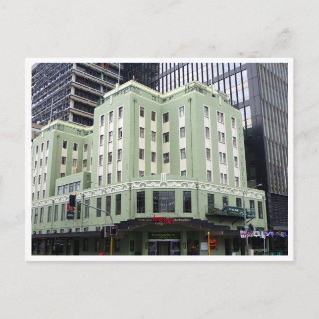 Cartão Postal mochileiro de wellington (Frente)