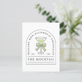 Cartão Postal Moctail, sem álcool, cocktail, parte livre
