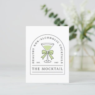 Cartão Postal Moctail, sem álcool, cocktail, parte livre