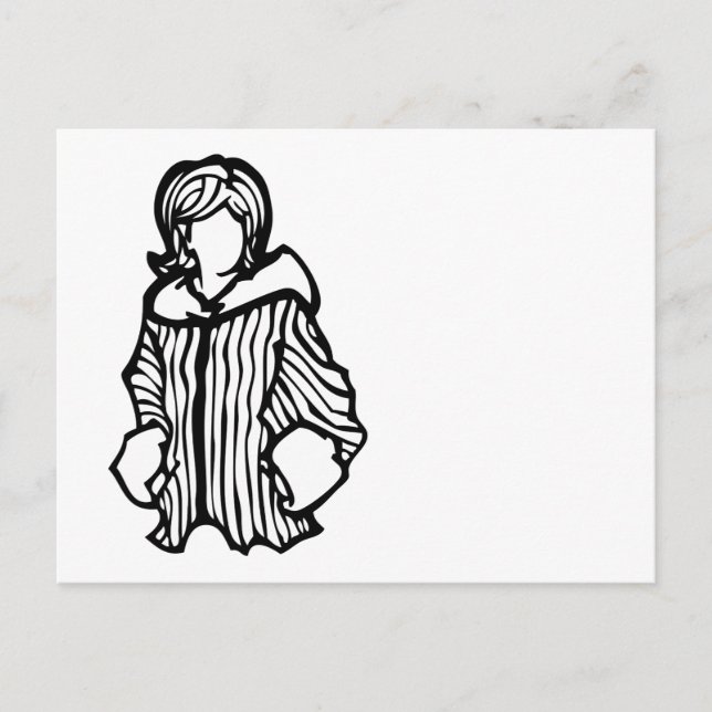 Cartão Postal moda (Frente)