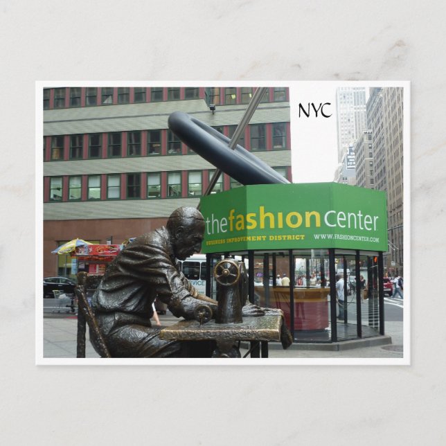 Cartão Postal moda avenue nyc (Frente)