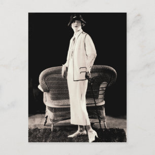Cartão Postal Moda de 1920