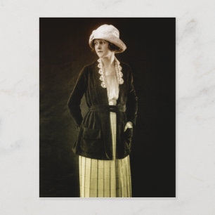 Cartão Postal Moda de 1920