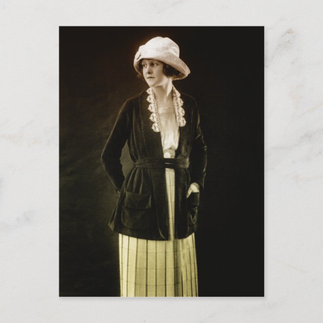 Cartão Postal Moda de 1920 (Frente)