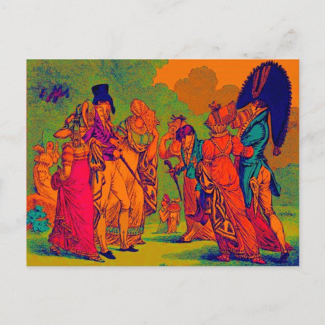 Cartão Postal moda de les invisíveis 1810 (Frente)