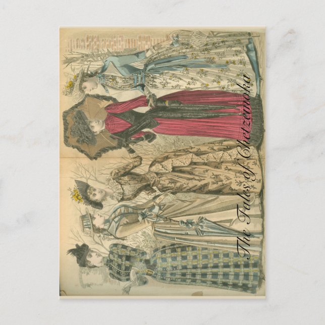 Cartão Postal Moda vitoriana (Frente)