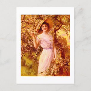 Cartão Postal Moda Vitoriana, Estilo Vintage