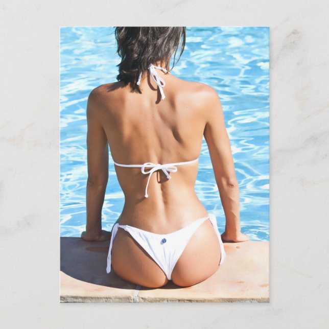 Cartão Postal Modelo Bikini (Frente)