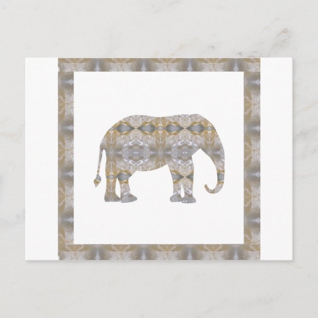 Cartão Postal MODELO CRYSTAL Elephant DIY NVN447 GRANDES criança (Frente)