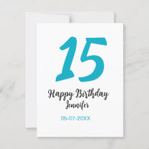 modelo de 15 anos azul com data ano quiencenera