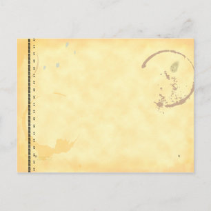 Cartão Postal Modelo de Cartão-postal com Café de Arte de Máquin