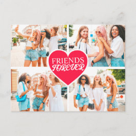 Cartão Postal Modelo de Colagem Moderno Personalizado com 4 Foto