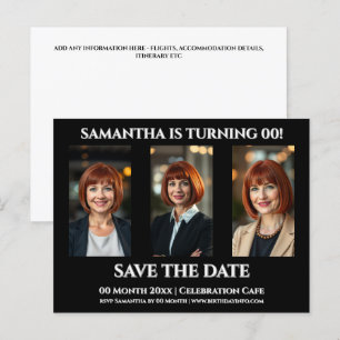 Cartão Postal Modelo de festa de aniversário simples qualquer id