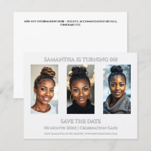 Cartão Postal Modelo de festa de aniversário surpresa qualquer i