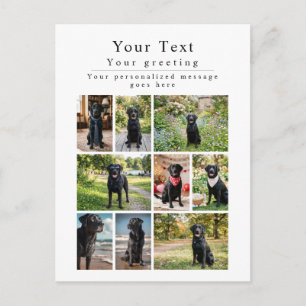 Cartão Postal Modelo de Foto Saudações Foto Personalizada