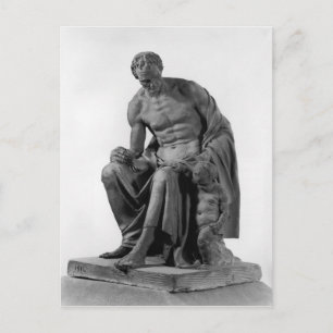 Cartão Postal Modelo de monumento a Jean-Jacques Rousseau