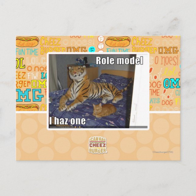Cartão Postal Modelo de Papel, tenho um (Frente)