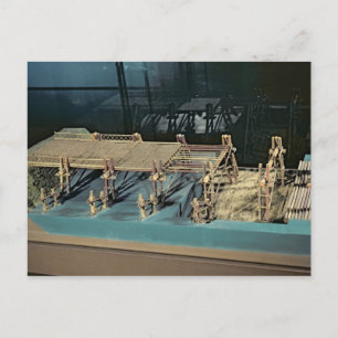 Cartão Postal Modelo de ponte sobre o Reno