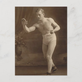 Cartão Postal Modelo de roupa interior vitoriana