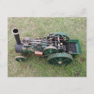 Cartão Postal Modelo do motor de tração