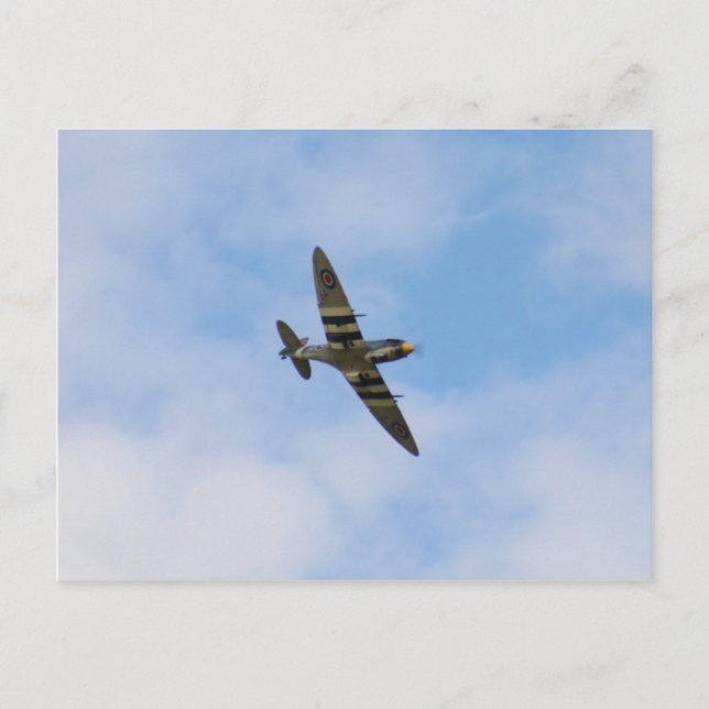 Cartão Postal Modelo do Spitfire MK IX MK923 (Frente)