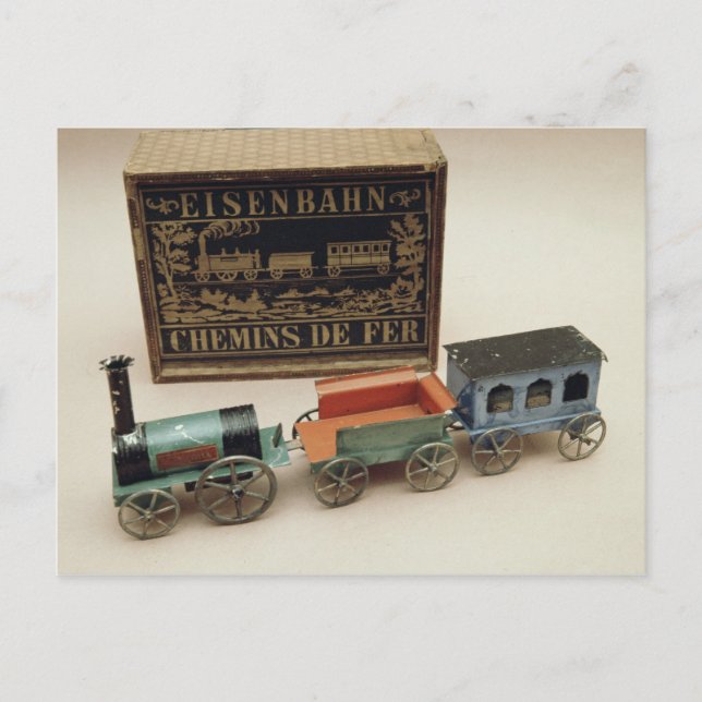 Cartão Postal Modelo ferroviário, c.1870 (Frente)