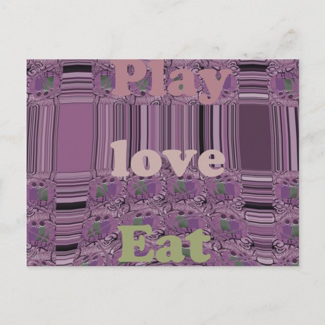 Cartão postal Modelo horizontal (Frente)