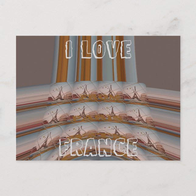 Cartão postal Modelo horizontal (Frente)