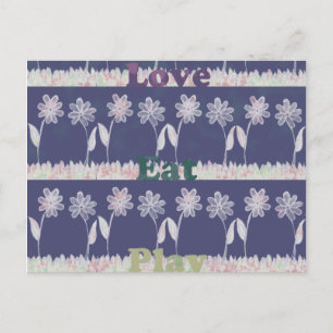 Cartão postal Modelo horizontal