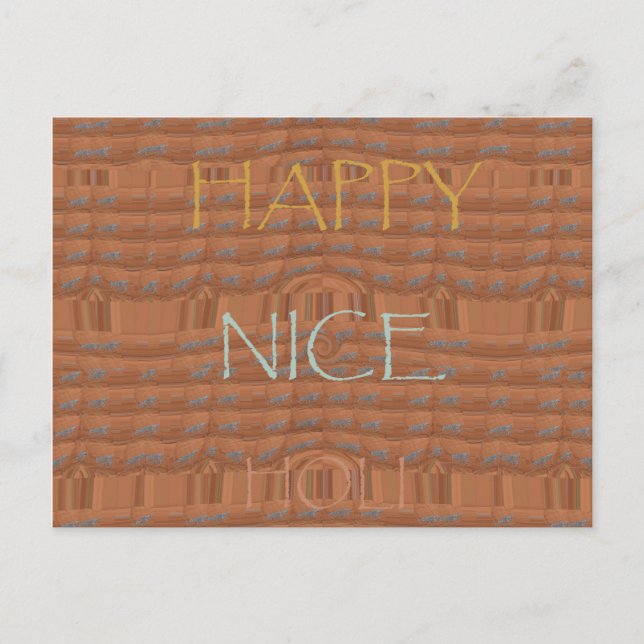 Cartão postal Modelo horizontal (Frente)