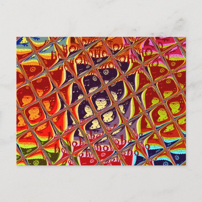 Cartão postal Modelo horizontal (Frente)